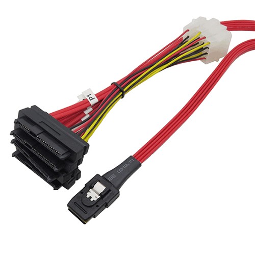 36P SFF-8087 4i to 4*SFF-8482 SAS29 SAS Cable