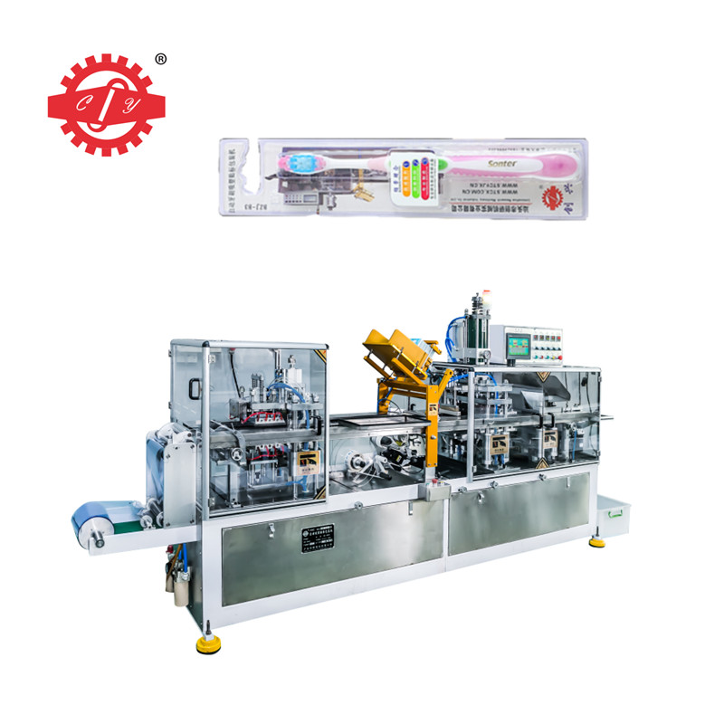 চুয়াংয়ান স্বয়ংক্রিয় ফোস্কা লেবেলিং টুথব্রাশ প্যাকেজিং মেশিন