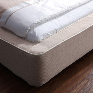 3091 Solid Wood King Beds Modern Fabric Bed Bedroom Set Bed