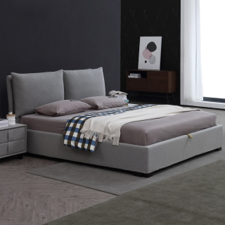 806 Home Furniture Bedroom Modern Luxury Beds Fabric Storage Queen Bed