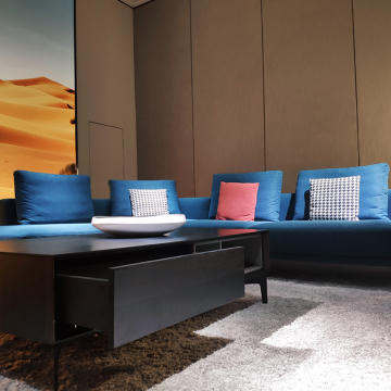 9610 minimalistischen Stil Wohnzimmer Sofas Stoff Stoff Sofa Set L Form Sofa und Schnittsofa