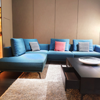 9610 Minimalist Style Living Room Sofas Fabric Cloth Sofa Set L Shape Sofa And Sectional Sofa