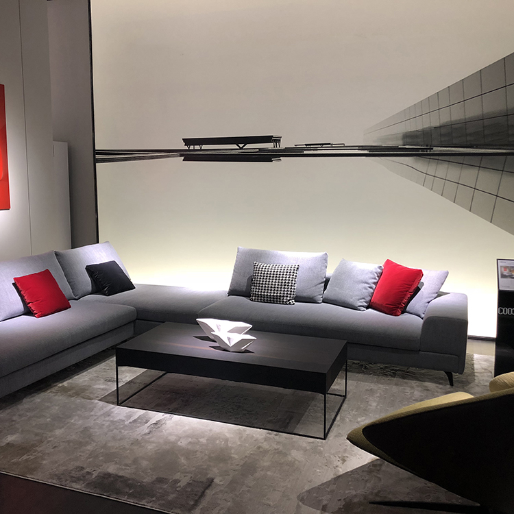 Supply 9603 Minimalist Style Sofa Gray Living Room Sofa Set Luxury Sofa Set Factory Quotes Oem