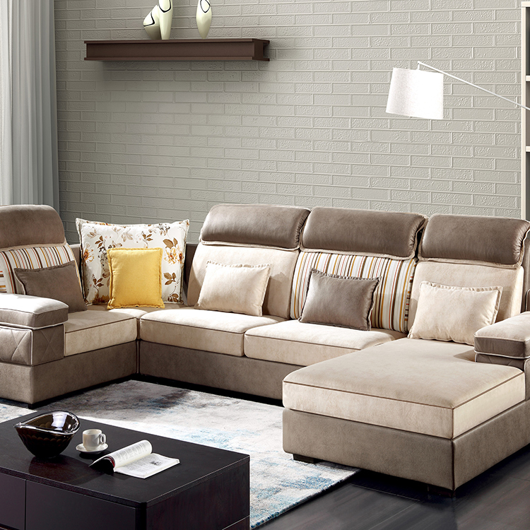 Factory Custom U-Shape Comfortable Modern Modular Sectional Furniture Sofa  Set Luxury Design - China Single Sofa, Couch