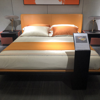 1903 Minimalist Style King Size Soft Bed New Design Double Bed Single Leather Beds