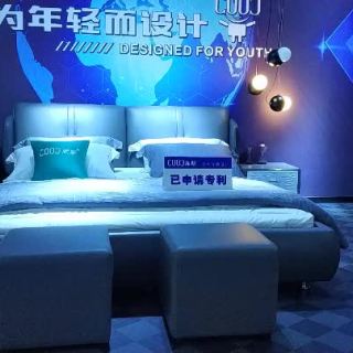 2533 Perabot Rumah Katil Tidur Bilik Tidur Katil Katil King Saiz Katil Kulit Moden