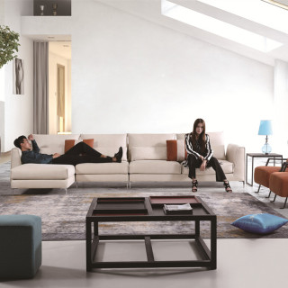 6009 High Quality Home Furniture Living Room Corner Leathaire Sofa Set