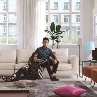 6009 High Quality Home Furniture Living Room Corner Leathaire Sofa Set