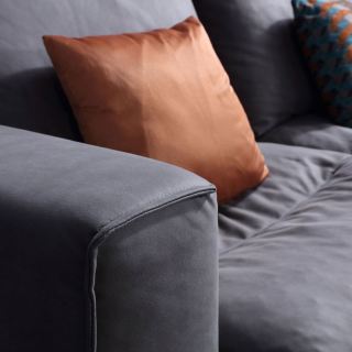 8139 Wholesale Cheap Corner Fabric Sofas L Shape Sofa Design