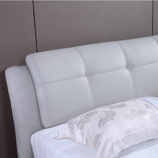 2505 Designs With Storage Bedroom Bed Hot Sale Leather Soft Bed King Size Bed