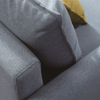 8132 Simple Style Designs For Living Room Furniture Corner Fabric Couch Sofa Set