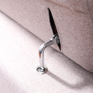 8120 Home Furniture Modern Style Top Fabric Sofa Grey Corner Sofa