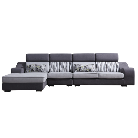 8102 Wohnzimmer Ecksofas Einfache Stoffsofa mit Pony-Spielzeug-Design