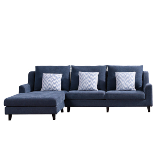 8099 Cooc Modern Sofa Corner China, Home Furniture L-shaped Corner Sofa Set