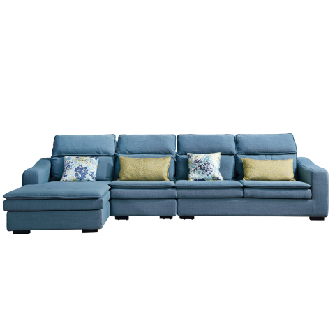 8092 Wohnzimmer Möbel Stoff Sofa Ecksofa Stil Funktion Kopfstütze Sofa