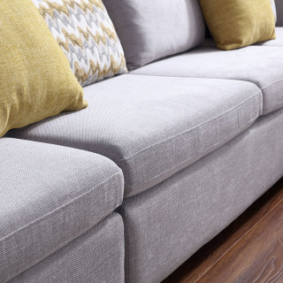 9868 High Quality Stock Sofa Sets Modern Fabric Corner Sofa L Shape Sofa