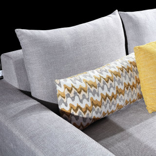 9868 High Quality Stock Sofa Sets Modern Fabric Corner Sofa L Shape Sofa