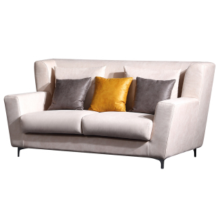 8076 Wohnzimmer-Sofa im amerikanischen Stil mit Anbausofa aus Stoff