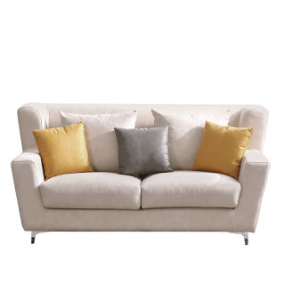 8076 Wohnzimmer-Sofa im amerikanischen Stil mit Anbausofa aus Stoff