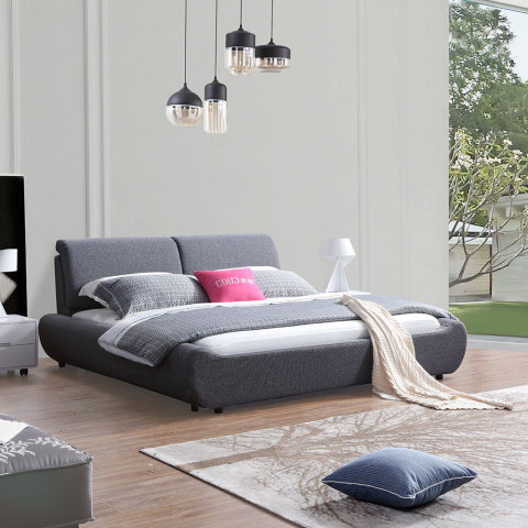 3100 Schlafzimmermöbel Set Modern Fabric Bed King Size