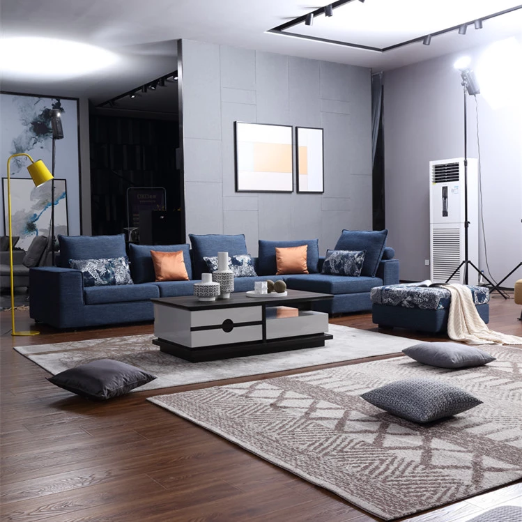 fabric L shape sofa