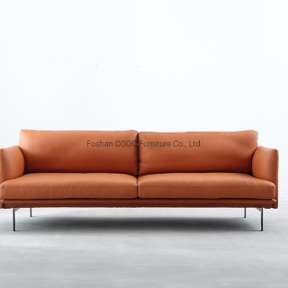 YK-1002 Modern Furniture Orange Freizeitledersofa