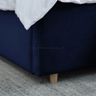 HYB01 Minimalist Style Furniture Three Colour King Size Bed