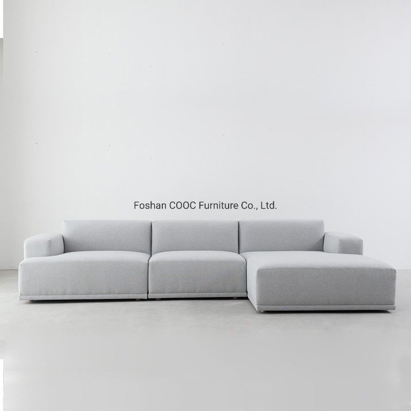 Supply HYB1006 Modern Home Furniture Grey 3 Seat Couch Living Room