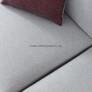 HYB-1006 Modern Home Furniture Grey 3 Seat Couch Living Room Fabric Sofa
