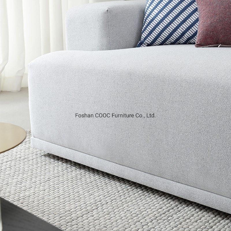 Supply HYB1006 Modern Home Furniture Grey 3 Seat Couch Living Room