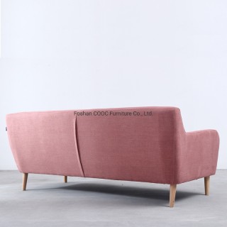 HYB-1021 Mobiliário de Tecido Moderno Chesterfield Sofá Rosa