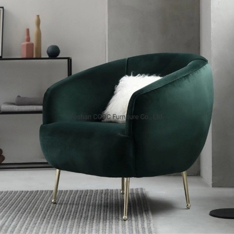 HYB-2008 Italyano Estilo ng Living Room Muwebles Modern Leisure Velvet Sofa Chair