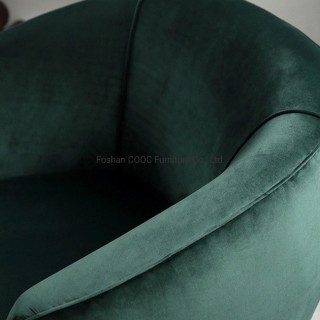 HYB-2008 Italian Style Living Room Furniture Modern Leisure Velvet Sofa Chair