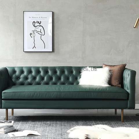 HYB-5033 Wohnzimmer Chesterfield Möbel Holzrahmen Modernes Sofa