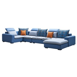 8183 Modern European Style Living Room Furniture Leathaire Sofa