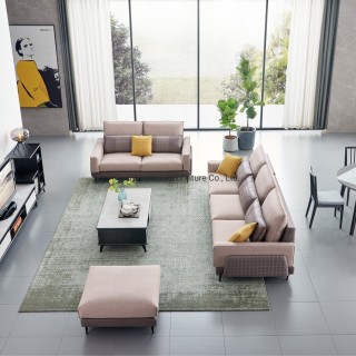 6032B Nordic Home Furniture Set Leathaire Furniture