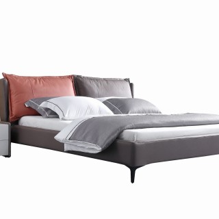 KS3179 Modern Nordic Bedroom Living Room Furniture Queen Size Fabric Bed