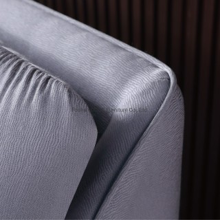 KS3172 Deep Soft Couches Modern Bedroom Furniture Grey Fabric King Bed