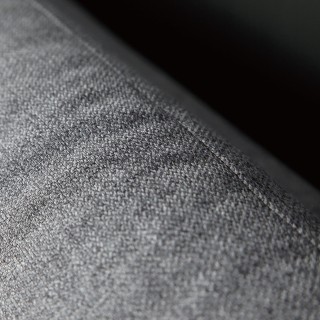 KS3181 Minimalistischer Stil Moderne Schlafzimmermöbel Grauer Stoff Kingsize-Betten