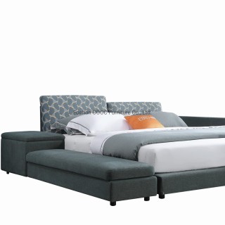 KS3182 Mobilier dormitor design pat pat King size cu dulap de depozitare