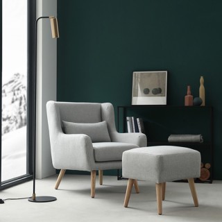 YK-2002 Living Room Furniture Modern Sofa Leisure Chair with Wood Frame