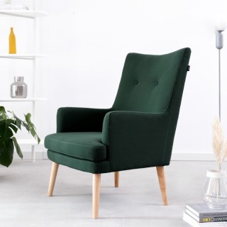 YK-2009 Living Room Furniture Modern Fabric Wood Frame Sofa Chair