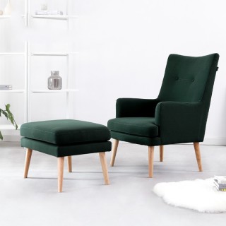 YK-2009 Living Room Furniture Modern Fabric Wood Frame Sofa Chair
