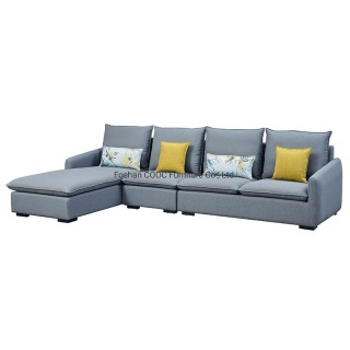 8132 Upholstered Furniture Fabric Italian Leisure Modern Sofa