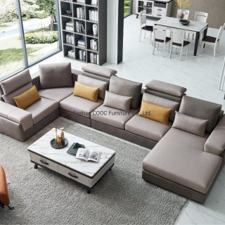 8058 Modern Living Room Furniture Super Soft Leathaire Sofa Furniture
