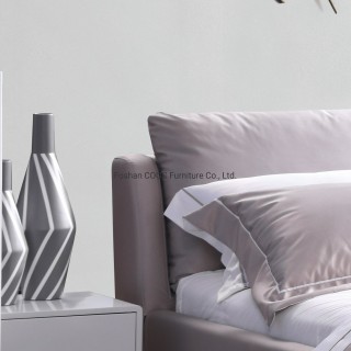 KS3132 The Latest Modern Furniture Fabric Leisure Bedroom Queen Size Bed