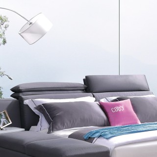 KS3150 Modern Furniture High Precision Mercerized Fabric Storage King Bed