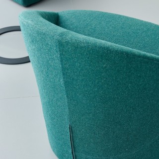 HYA-5200 Modern Business Furniture Fabric Single Lounge Chairs