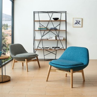 HYA-5229-1 Reka Bentuk Kayu Pepejal Fabrik Mewah Kerusi Rekreasi Moden