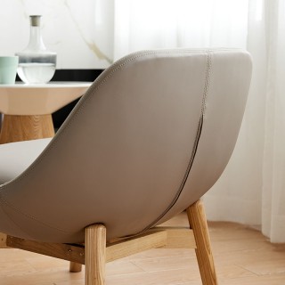 HYA-5229-1 Reka Bentuk Kayu Pepejal Fabrik Mewah Kerusi Rekreasi Moden